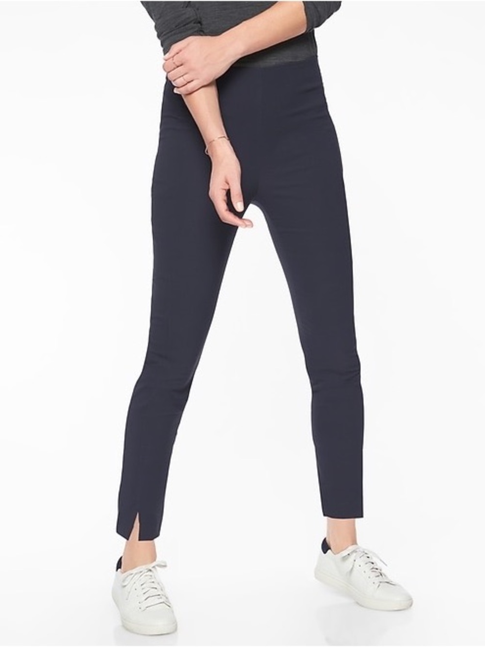 Athleta Navy Slim Pant Size 2